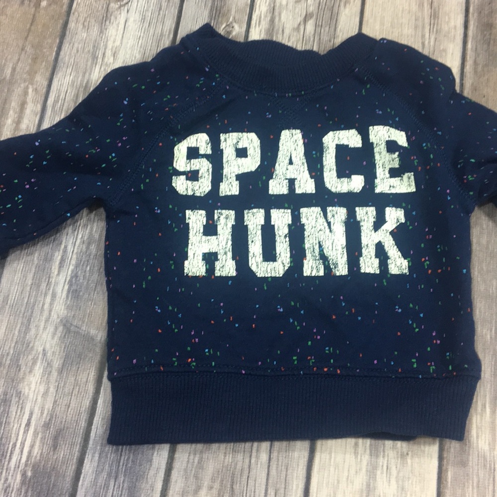 Carter’s space hunk sweatshirt